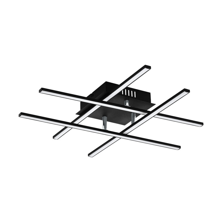 Plafoniera EGLO LASANA 3 99316, LED 21W 2960lm 3000K IP20, Negru