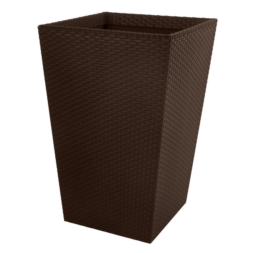 Ghiveci Keter model Rattan 55.4l, culoare Whiskey Maro, marime M