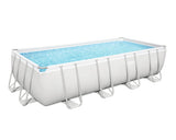 Piscina cu cadru metalic, 488x244x122 cm, capacitate 13177 l, inclus copertina piscina, scara, sistem de filtru