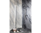 Parte fixa dus Sanotechnik Sanoflex 75-77x195 cm, sticla transparenta anticalcar, profil crom