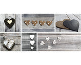 Traversa Hearts 67x150 Cm, Gri