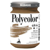 Vopsea vinilica Polycolor Maimeri, Vandyke Brown/Maro, 140 ml