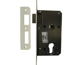 Broasca Ingropata Usa Intrare Yale 43/54 Mm, Stanga & Dreapta, Pentru Cilindru, Incl. Contraplaca, Alb