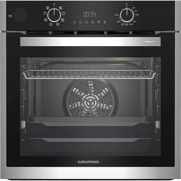 Cuptor incorporabil GRUNDIG GEBD19300B, Electric, Gatire cu abur, Autocuratare Catalitica, 72 l, Clasa A+, Negru-Inox