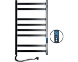 Radiator Baie Electric, Navin Avangard Black Moire 480x800 Mm 102w Digital, Conexiune Stanga, Negru
