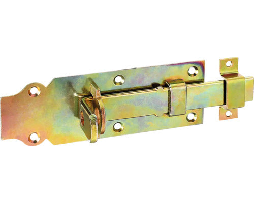 Zavor Metalic Universal Alberts 160x56 Mm, Blocare Cu Lacat, Otel Zincat Galben