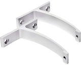 Console Simple 10 Cm Argintiu, Pachet 2 Buc