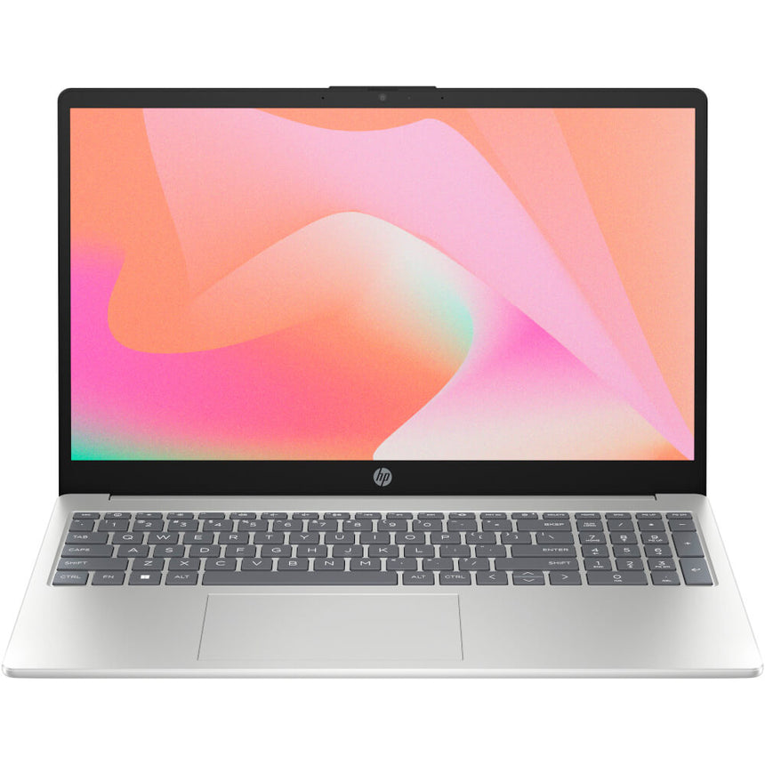 Laptop HP 15-fc0018nq, 15.6", Full HD, AMD Ryzen 5 7520U, 16GB RAM, 512GB SSD, AMD Radeon Graphics, No OS, Argintiu
