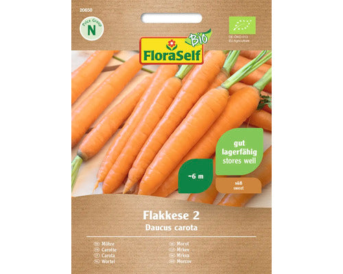 Seminte Legume Floraself Bio Morcov De Toamna, 150 gr