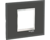 Rama Aparataje Schneider Easy Styl 2 Module, Sticla Negru