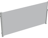 Copertina Retractabila Laterala Manuala 1,6x3 m Gri