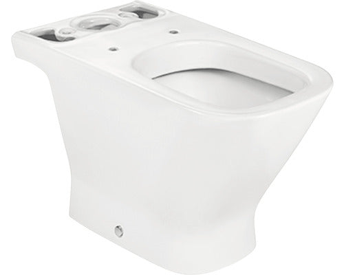 Vas WC Roca The Gap Square, Evacuare Verticala, Montaj pe Pardoseala, Alb