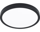 Panou Cu Led Integrat Fueva5 20w 2500 Lumeni Ø28, 5 Cm, Montaj Aplicat, Lumina Neutra, Negru