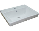 Lavoar Roca Caserta, 60 cm, Alb