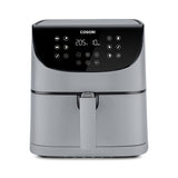 Friteuza cu aer cald, fara ulei, Cosori Air Fryer, Ecran digital, 11 functii de gatire presetate, 1 Grilaj pentru frigarui & 5 Frigarui, Capacitate 5.5 litri, 1700W, Gri