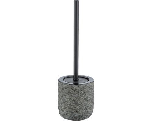 Suport si perie WC Wenko Mantua ceramica negru