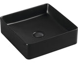 Lavoar Patrat, cu Montaj pe Blat, Sanotechnik K424B, 40,5x40,5 cm, Negru