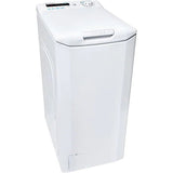 Masina de spalat rufe cu incarcare verticala Candy Smart CSTG 262DE/1-S, 6 kg, 1200 rpm, Clasa E, Mix Power Systems, Gentle Touch Opening, Easy Iron, Alb