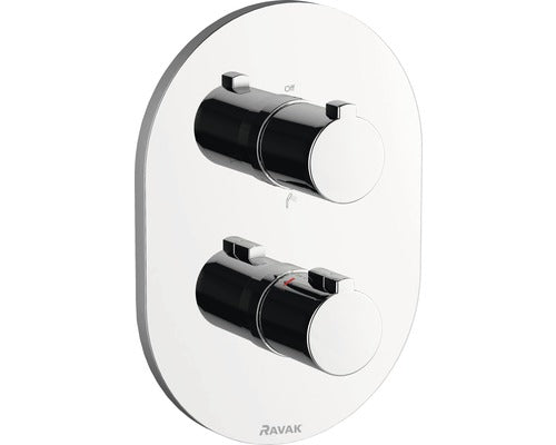 Baterie incastrabila cu termostat cada Ravak Chrome CR 067 pentru R-Box Multi