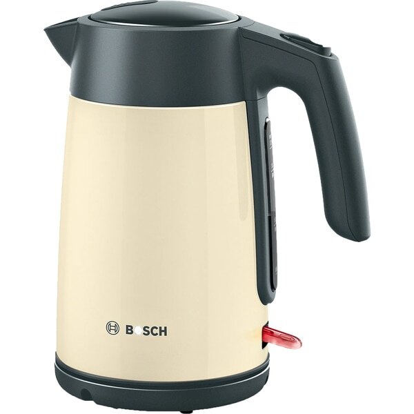 Fierbator apa Bosch TWK7L464, 2400 W, 1,7 L, indicator pentru numarul de cesti, oprire automata, bej