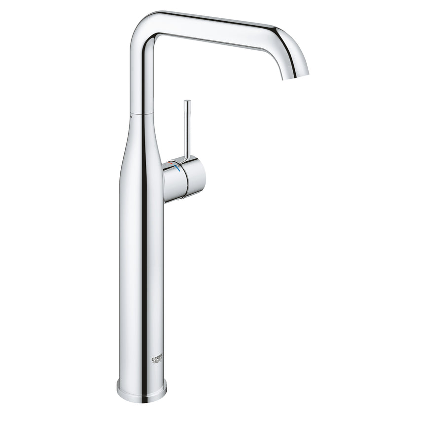 Baterie lavoar Grohe Essence 32901001, 1/2'', monocomanda, marimea XL, cartus ceramic, pivotanta, limitator temperatura, Crom