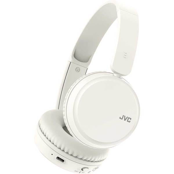 Casti audio On-Ear JVC HA-S36W-W-U, Bluetooth, Autonomie 35h, microfon, Alb