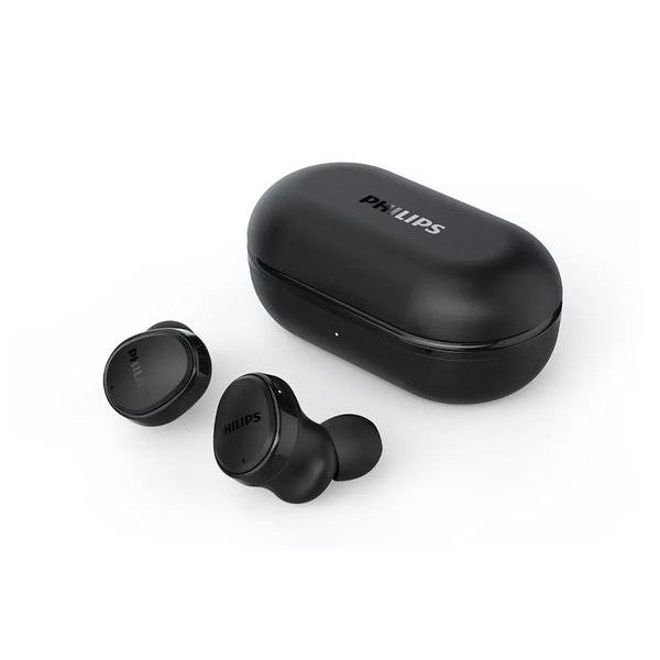 Casti True Wireless Philips TAT4556BK/00, Bluetooth, Waterproof, ANC, Negru
