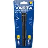 Lanterna LED Varta Aluminium Light F20 Pro, 250 lm, 2xAA, Aluminiu, Negru