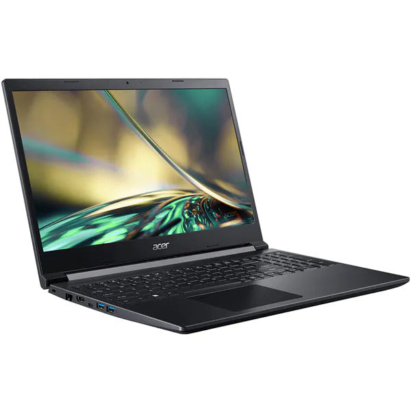 Laptop Gaming ACER Aspire 7 A715-43G-R9R0 AMD Ryzen 7 5825U pana la 4.5GHz, 15.6" Full HD, 8GB, SSD 512GB, NVIDIA GeForce RTX 3050 Ti 4GB, Free Dos, Negru