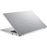 Laptop ACER Aspire 5 A517-52G-57FS, Intel Core i5-1135G7 pana la 4.2GHz, 17.3" Full HD, 16GB, SSD 512GB, NVIDIA GeForce MX450 2GB, Free DOS, Argintiu