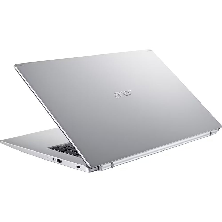 Laptop ACER Aspire 5 A517-52G-57FS, Intel Core i5-1135G7 pana la 4.2GHz, 17.3" Full HD, 16GB, SSD 512GB, NVIDIA GeForce MX450 2GB, Free DOS, Argintiu