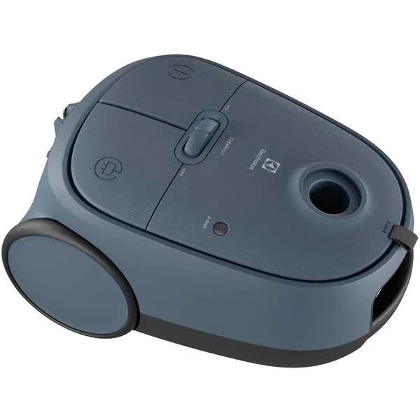 Aspirator cu sac ELECTROLUX Seria 600 EB61C4DB, max 850 W, eficienta filtrare 99,99%, perie multisuprafete, perie parchet, perie Turbo, duza 3-in-1, 73 dB, albastru denim