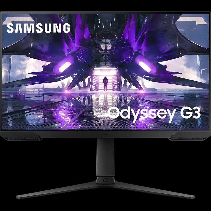Monitor gaming, Samsung, Odyssey G3, 24", FullHD, 1 ms, 165 Hz, VA, FreeSync Premium, HDMI, Negru