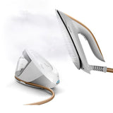 Statie de calcat PHILIPS PerfectCare seria 7000 PSG7040/10, 2100W, 600g/min, 1.8l, talpa SteamGlide Elite, alb-auriu