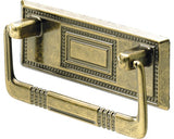 Maner Mobila Hettich Antik & Retro 64/96 Mm, Cu Inel Tragator, Zamac Nuanta Alama Brunata