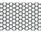 Tabla Perforata Aluminiu Alberts 300x1000 Mm, Diametru Perforatii Ø2mm, Perforatii Rotunde