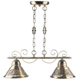 Pendul Misty metal,2XE27,bronz