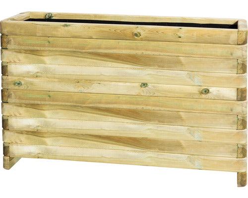 Jardiniera Toscana Lemn 90x40x80 Cm Maro