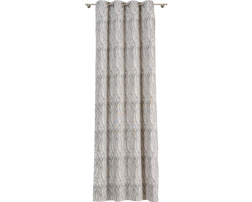 Draperie Cu Inele Apollo Jacquard Gri 135x245 Cm