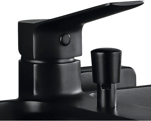 Baterie cada monocomanda Jungborn Gamma negru mat