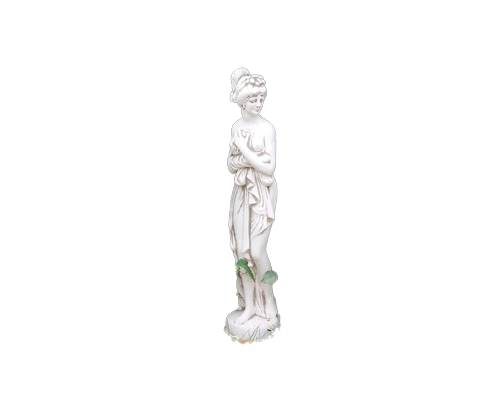 Statuie Decorativa Athena H 74 Cm Alb