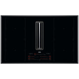 Plita incorporabila AEG CCE84779FB, Inductie, 4 zone de gatit, Hota integrata, Putere absorbrie 630 mc/h, FlexiBridge, Booster, Timer, 83 cm, Negru