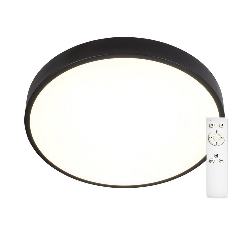 Plafoniera, Top Light, Metal, LED, 51W, 230V, Negru