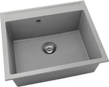 Chiuveta Bucatarie Cu O Cuva Fat Avangard 227 60x51 Cm, Fara Picurator, Fatgranit Dark Grey