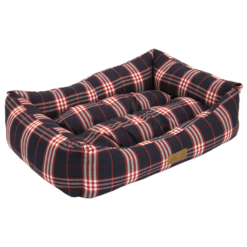Culcus pentru caini si pisici 4Dog Deluxe Danish M, Negru, 62x44x22