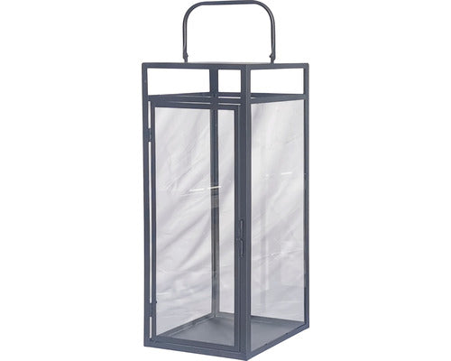 Felinar Din Metal Lafiora 22x22x55 Cm, Negru