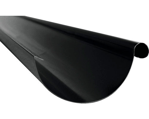Jgheab Metalic PRECIT 4 m Ø 125 mm Negru RAL 9005