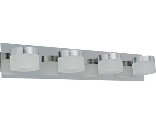 Aplica in jos cu LED integrat Kynosural 4x6W 1600 lumeni, pentru baie IP44, crom