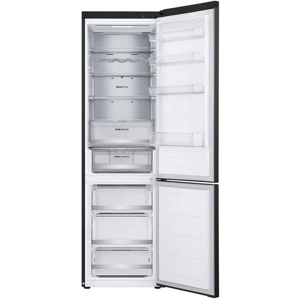 Combina frigorifica LG GBV7270DEV, 387 l, No Frost, Clasa D, ThinQ, H 203 cm, Negru