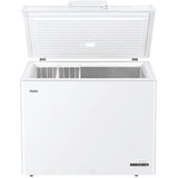 Lada frigorifica Haier HCE301E, 300 l, Clasa E, Control electronic, Lumina LED, Alb